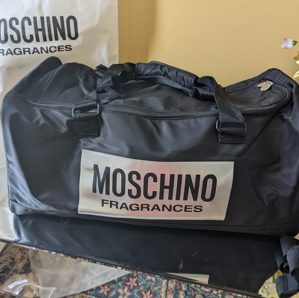 Moschino duffel bag